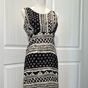 Nina Piccalino Sleeveless Maxi Dress Multiple Patterns Rayon Back Zipper Closure